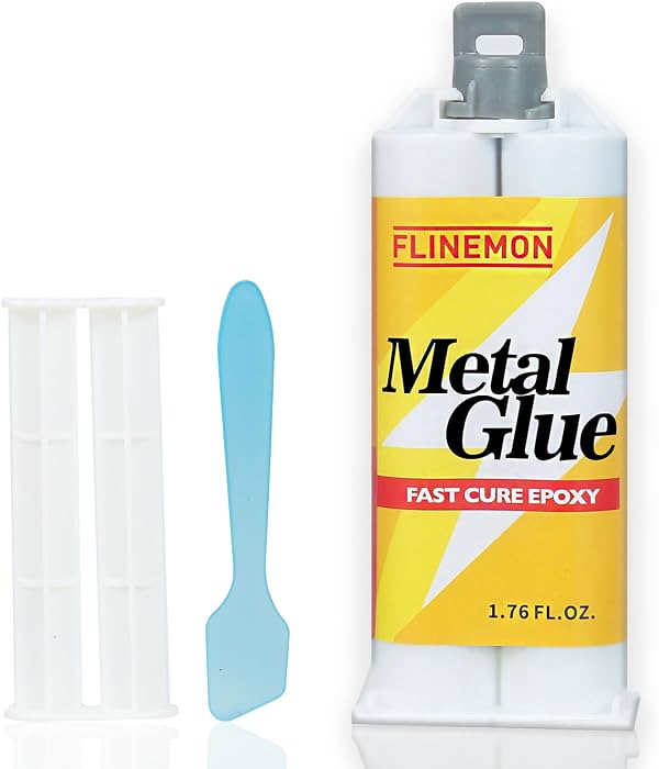 Pegamento para Metal, Pegamento de Soldadura Impermeable de Alta Resistencia, 1.76 oz | Relleno de Metal Líquido, Resistente al Calor, para Unir Aleaciones Metálicas, Aluminio, Acero Inoxidable, Hierro, Relleno de Madera, Plástico
