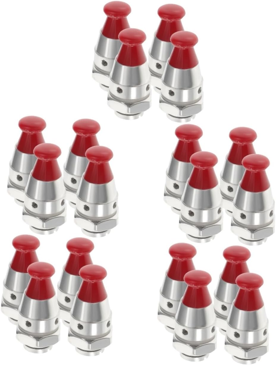 DOITOOL 20pcs Pressure Cooker Safety Valve Replacement Jigger Valve for Efficient Cooking High-temperature Resistant Material Compatible Pressure Cookers