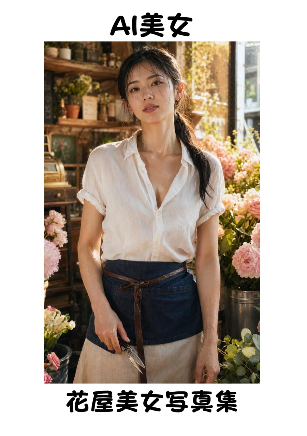 【AI美女】花屋美女写真集