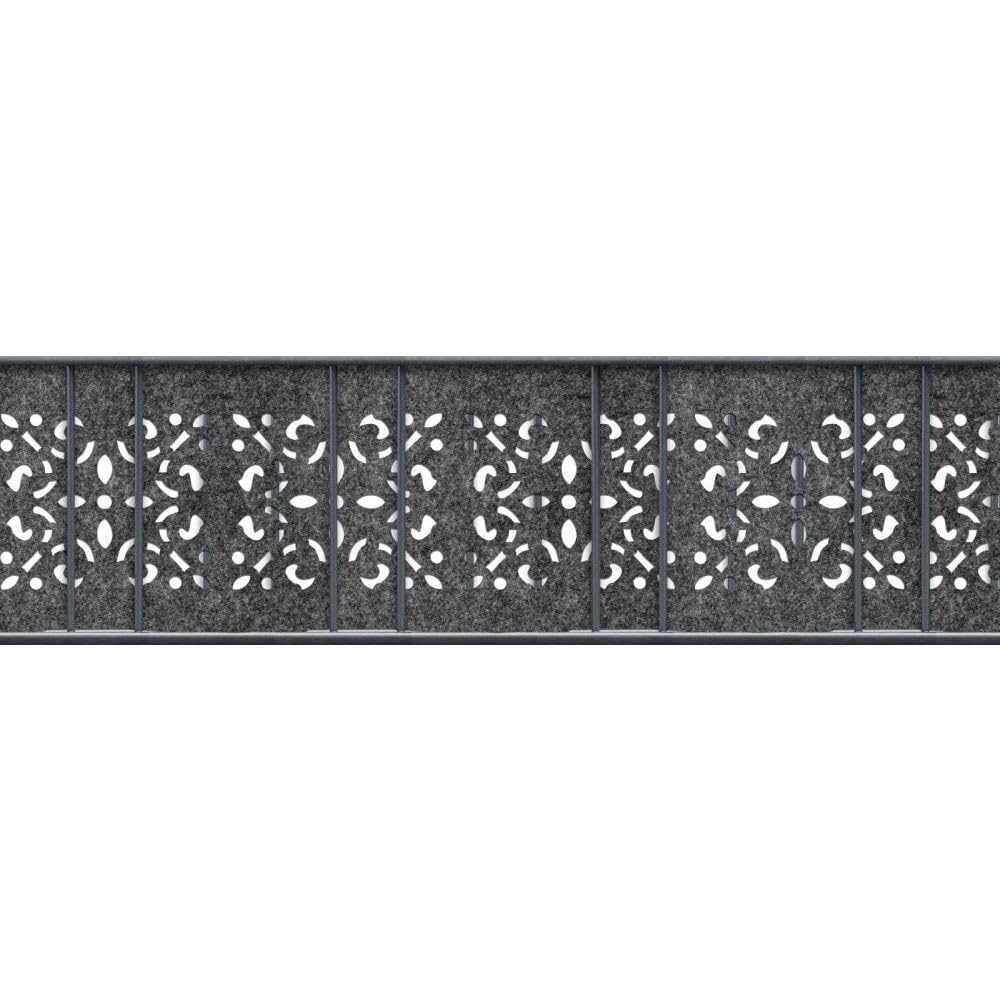 zaunzu Sichtschutzstreifen Design Vlies Ornament Produkt Description