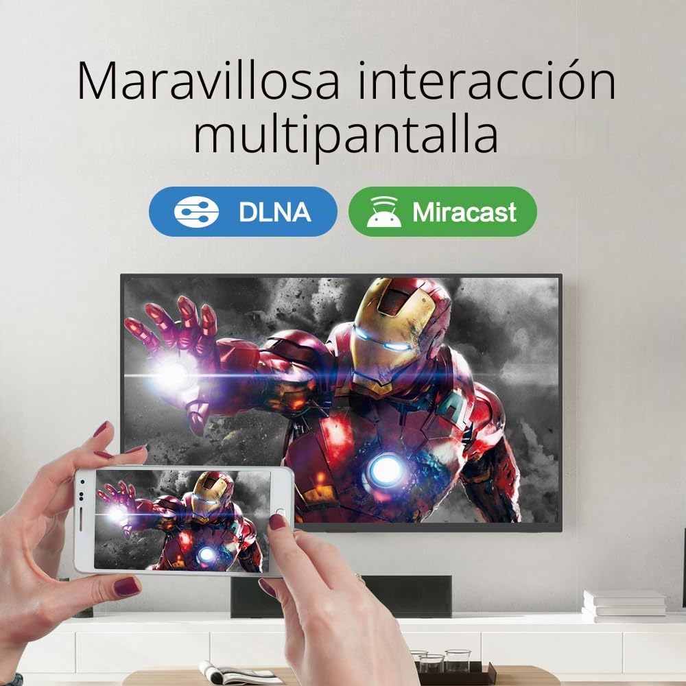 Tanix TX5 Android 14.0 TV Box Quad-Core RAM 2GB ROM 16GB Dual Band WiFi6 BT5.0 4K 6k AV1 Ultra HD Control de voz Dual Launchers Player