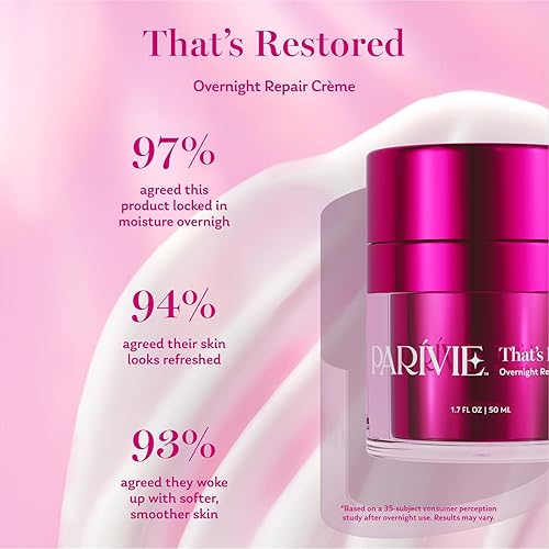 Miniatura 4 de Parivie That's Restored Overnight Repair Crème - Crema de noche rica en omega con tecnología juvenil inPHinite y complejo de cuidado nocturno -