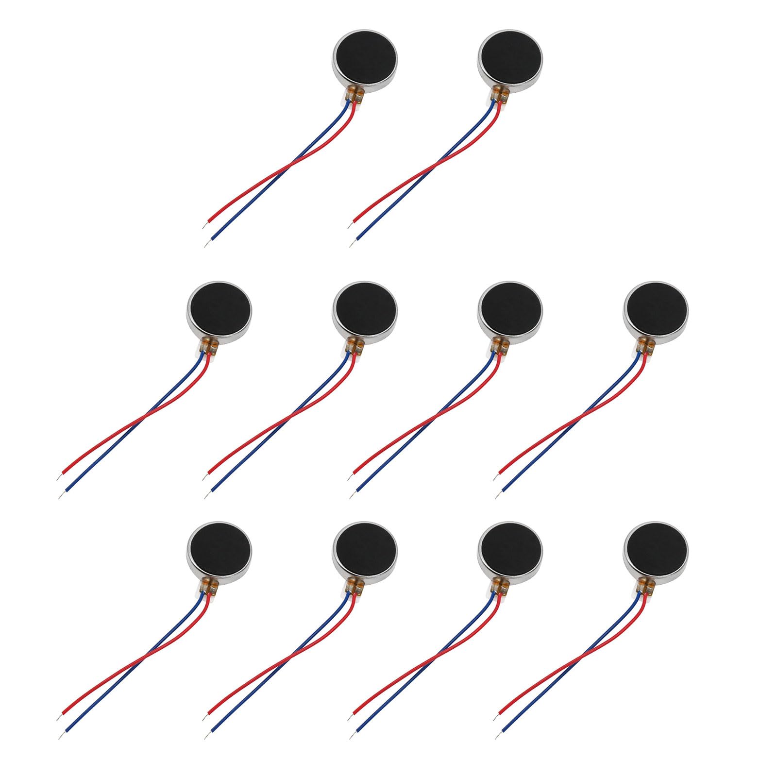 10MM X 3MM 모터 10000RPM 플랫 코인 버튼 유형 DC1 5-3 7V 태블릿 모터용 진동 모터 DC3V 플랫 코인 버튼  진동 모터
