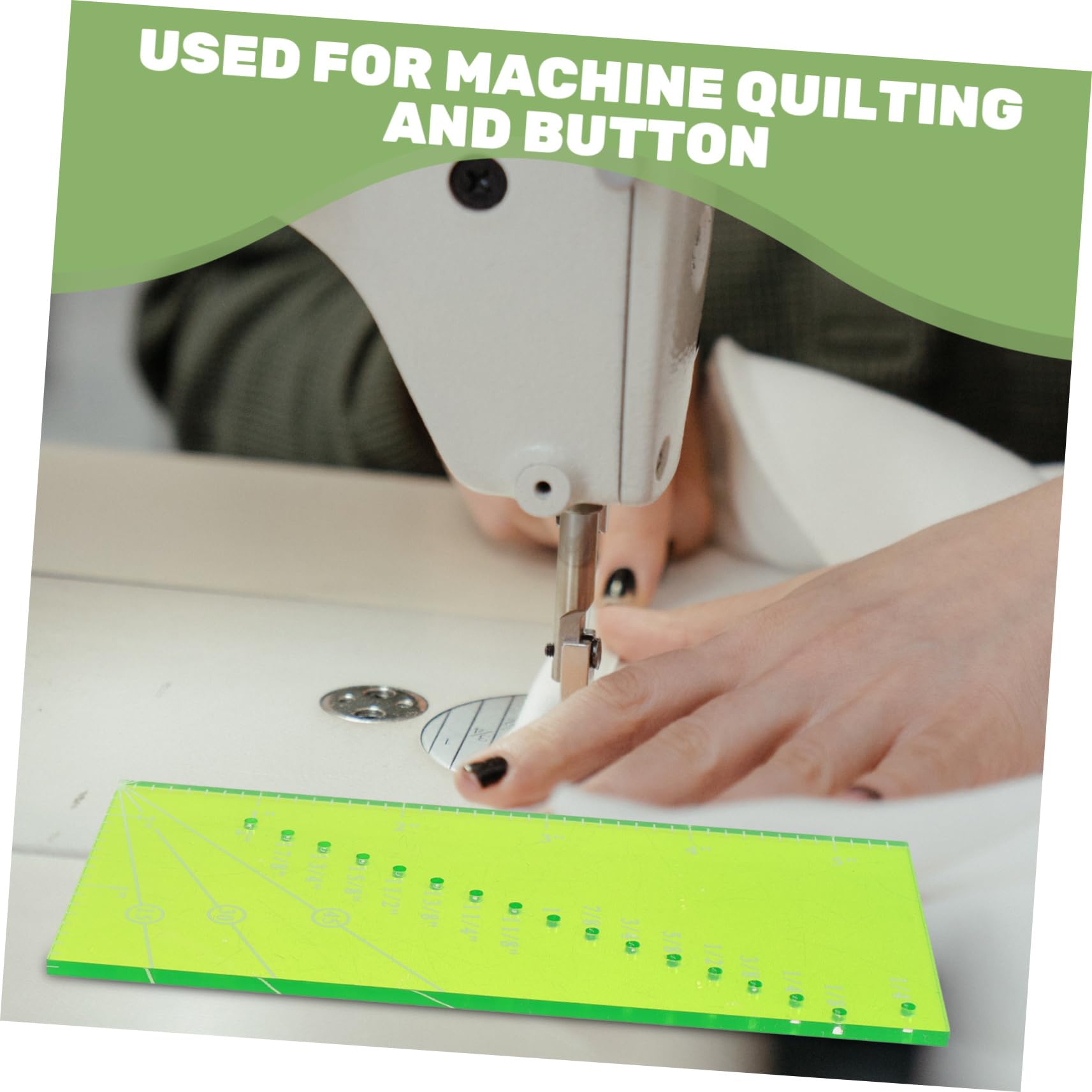 TEHAUX 3sets Ruler Per Cucito e Patchwork Ruler Per Quilting Con Guida Magnetica Per Misurazioni Precise e Facilità Uso Per Principianti e Amanti Del