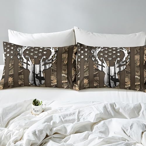 Miniatura 8 de Juego de funda de edredón de 3 piezas con temática de lobo aullando solitario, base negra, estilo gótico, 3 piezas (1 funda de edredón y 2 fundas de