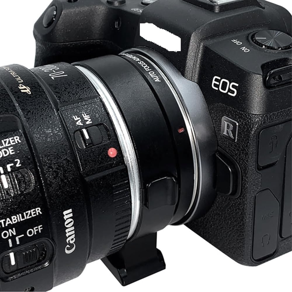 Adattatore Obiettivi Canon Adattatore Meike EF-EOSR - Per Obiettivi Canon EF Su Fotocamere EOS R, Messa A Fuoco Automatica Adattatore Obiettivo Canon Mirrorless - Foto 7