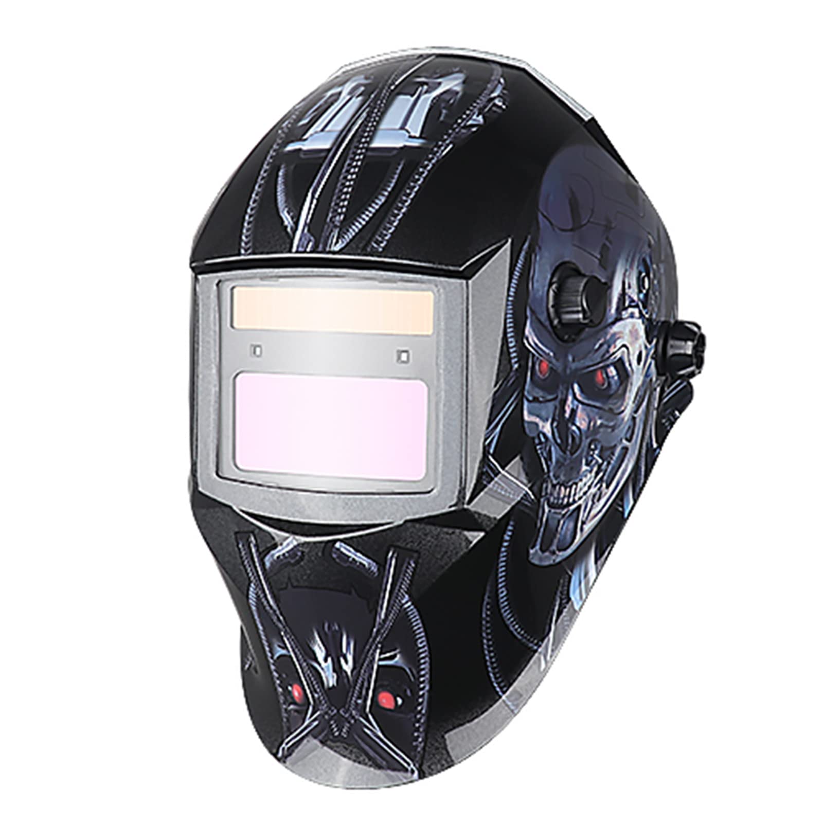 GZJF Solar welding helmet, automatic light changing true color shield, welding mask welders special adjustable shade range 4/9-13, for TIG MIG ARC welding helmet