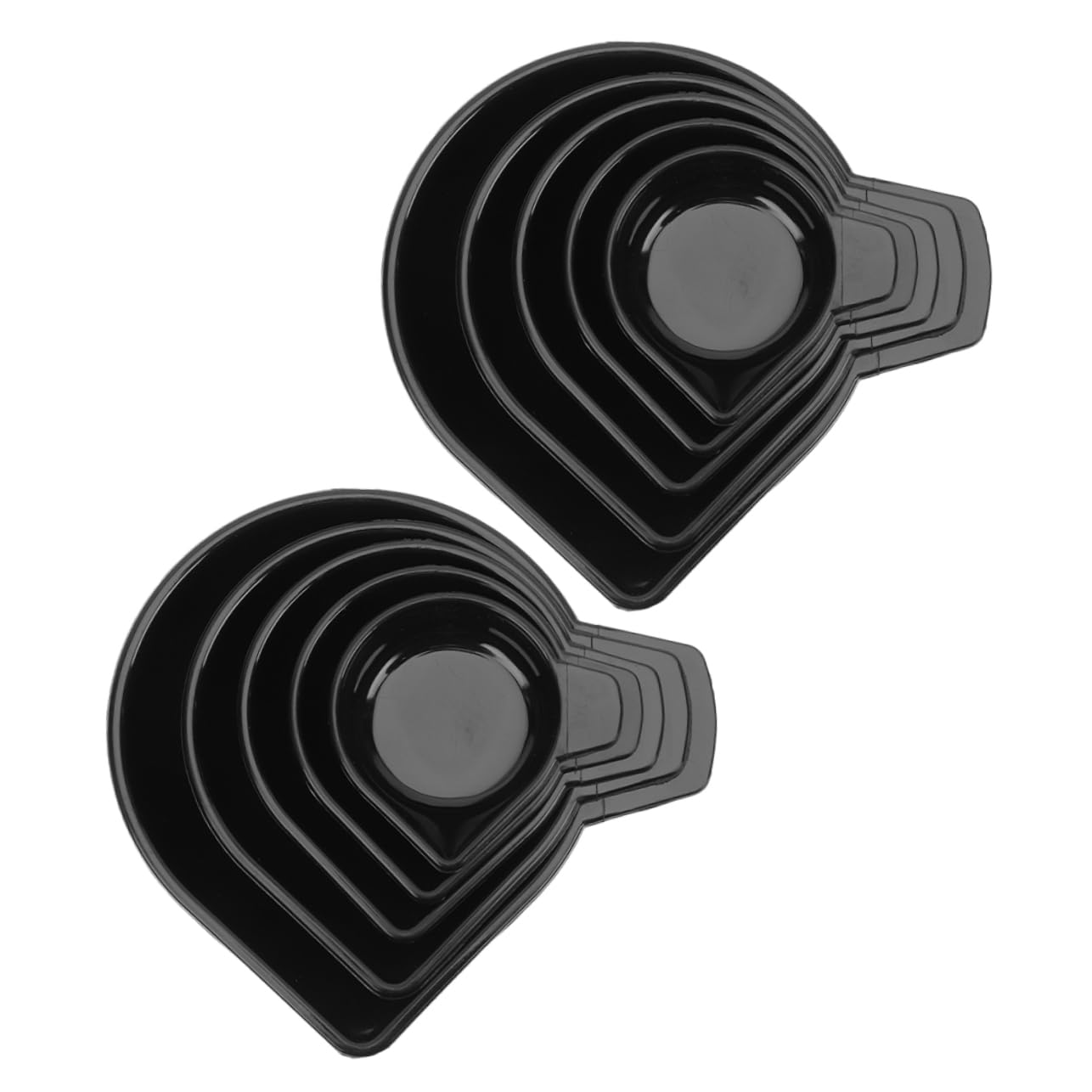 HOODANCOS 3sets Electronic Scale Tray Narrow Spout Plastic Weighing Dish for Gems Powders Digital Scale Accessory 10pcs*3