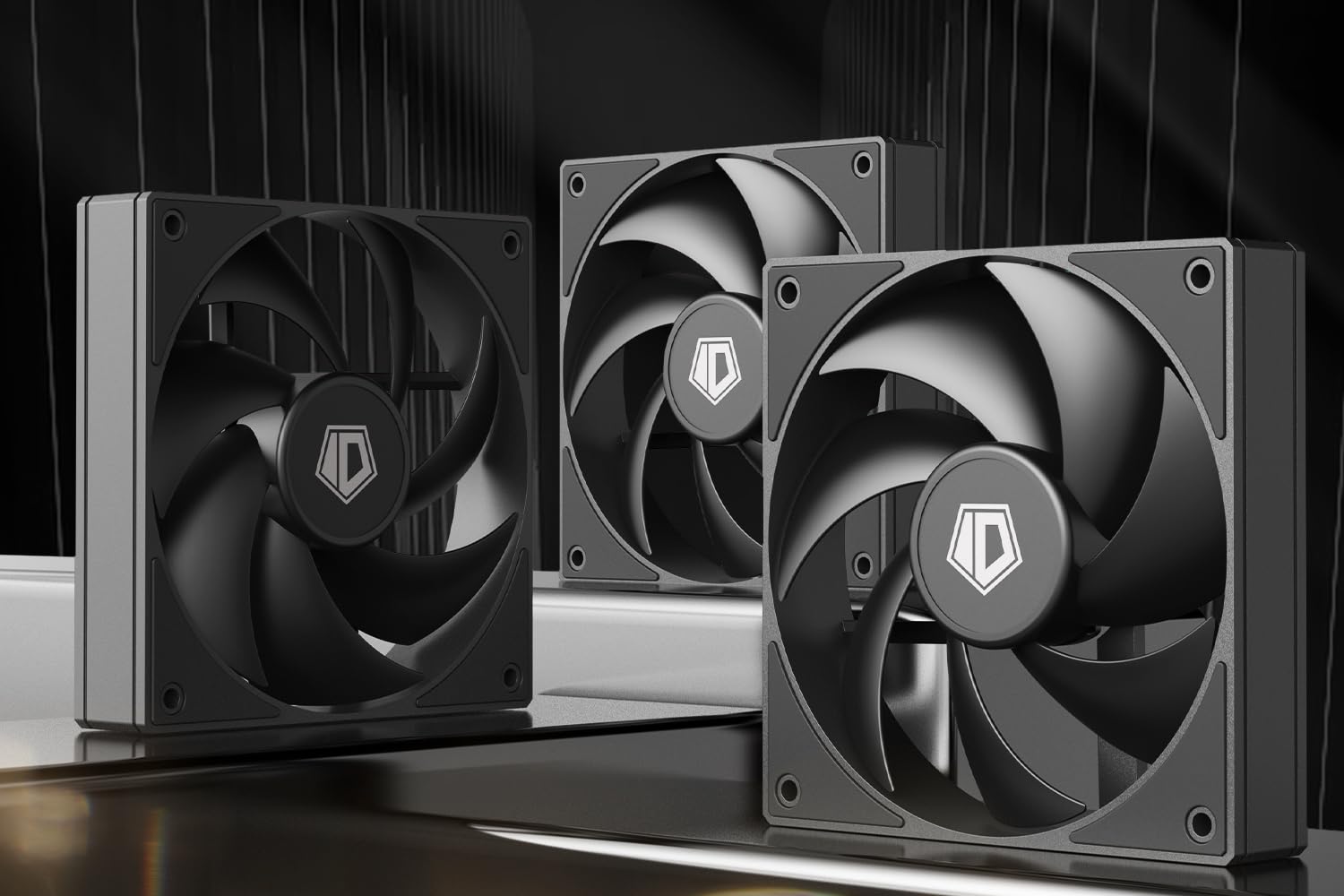 Amazon.co.jp: ID-COOLING AF-125-K Trio 120mm ケースファン 3パック