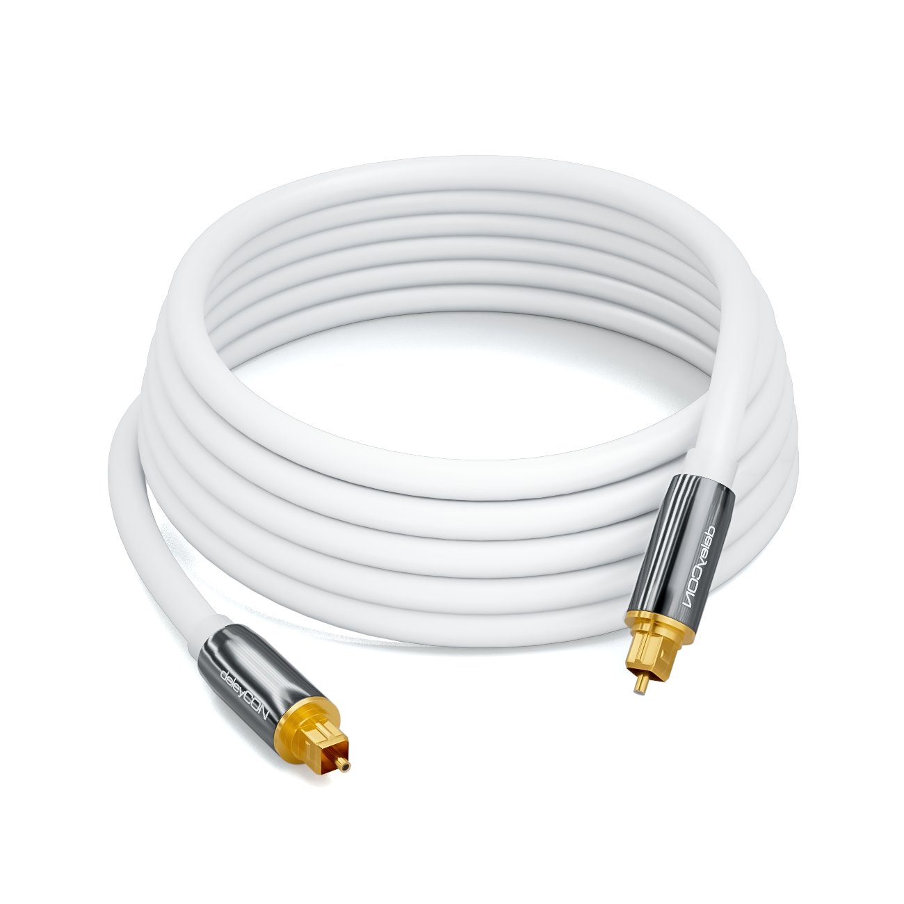 Cavo Audio Ottico DeleyCON 1,5m - S/PDIF Toslink In Fibra Ottica Per TV E Hi-Fi - Foto 2