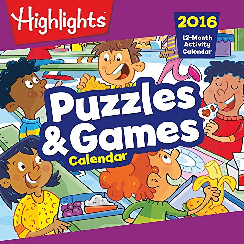 Puzzles and Games 2016 Wall Calendar by Trends International