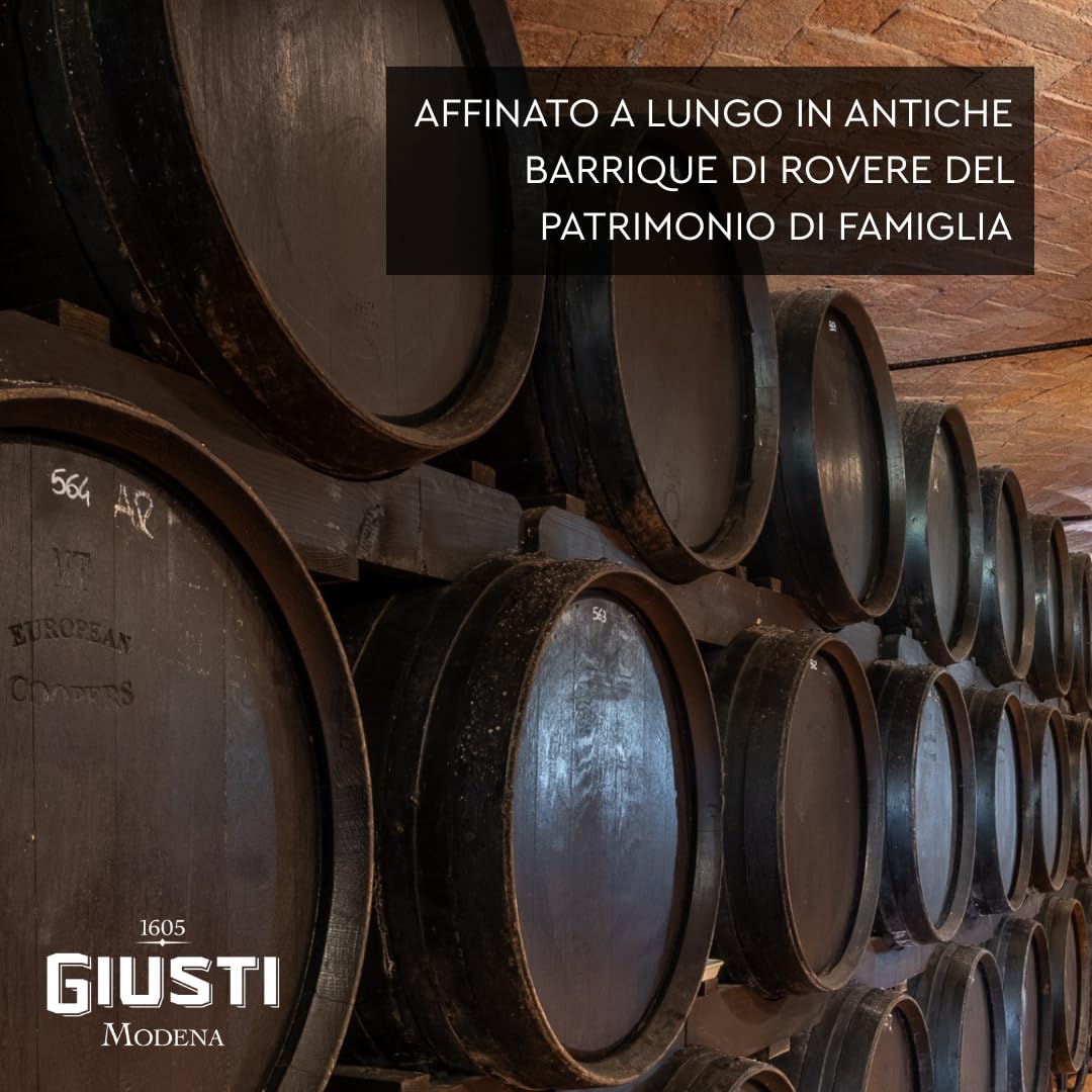 Giusti - Aceto Balsamico di Modena IGP - 250ml - 3 Medaglie d'oro cubica