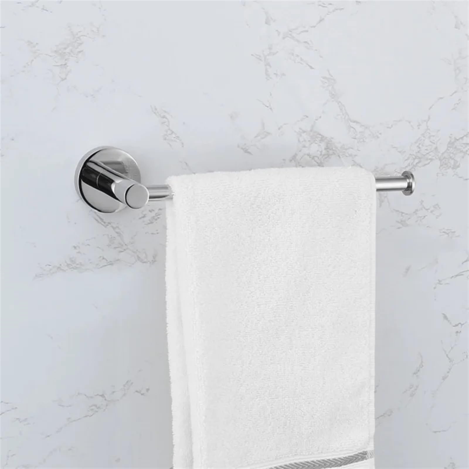 Porta Scottex Cucina Set di ferramenta for il bagno Anello portasciugamani cromato lucido Porta carta igienica Barra porta asciugamani Gancio Kit accessori(4Pcs Whole Set)