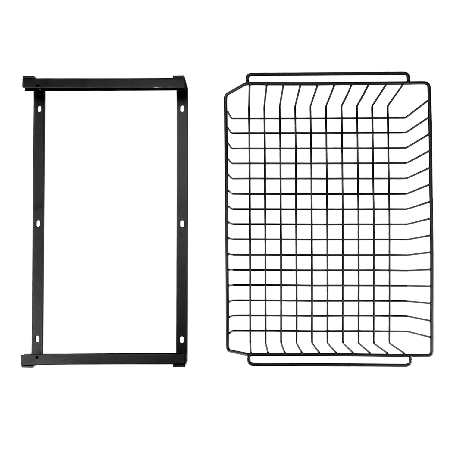 QWORK® Cajón debajo de la mesa de metal, capacidad de carga de 5-10 kg, cajones debajo del escritorio, se puede utilizar en oficinas, cocinas