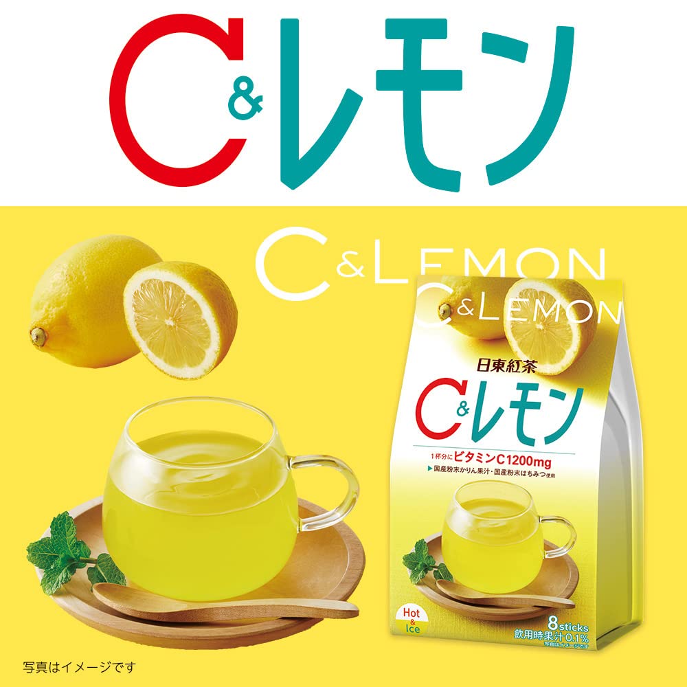 Amazon.co.jp: 三井農林 日東紅茶 C&レモン 8本×6個 : 食品・飲料・お酒