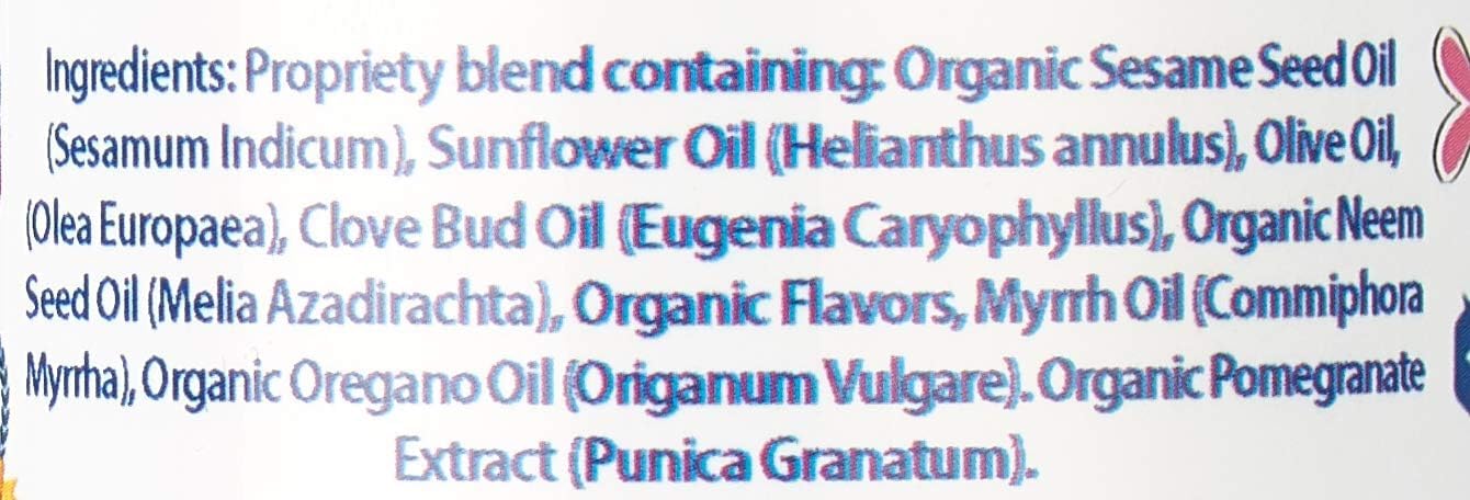 Ayurvedic Oral Pulling Rinse By Dale Audrey, Cinnamon ,With Neem, Myrrh, Clove & Oil of Oregano. 8oz (1.5 Month-1tsp) Natural & Organic by Oral Fitness Inc.