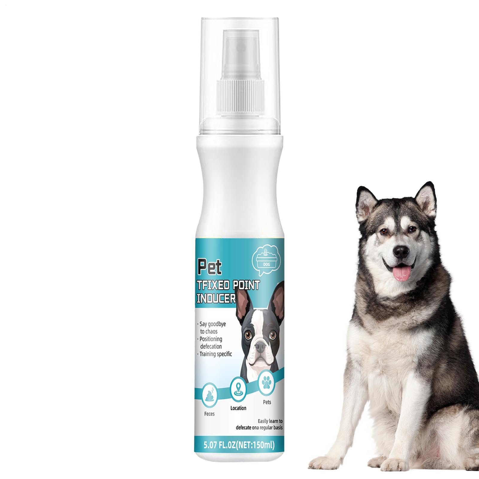Spray d'apprentissage de la propreté – Spray attractif d'urine pour chien, aide à l'apprentissage de la propreté des chiots | Formule inodore de 150 ml pour une utilisation en intérieur et en