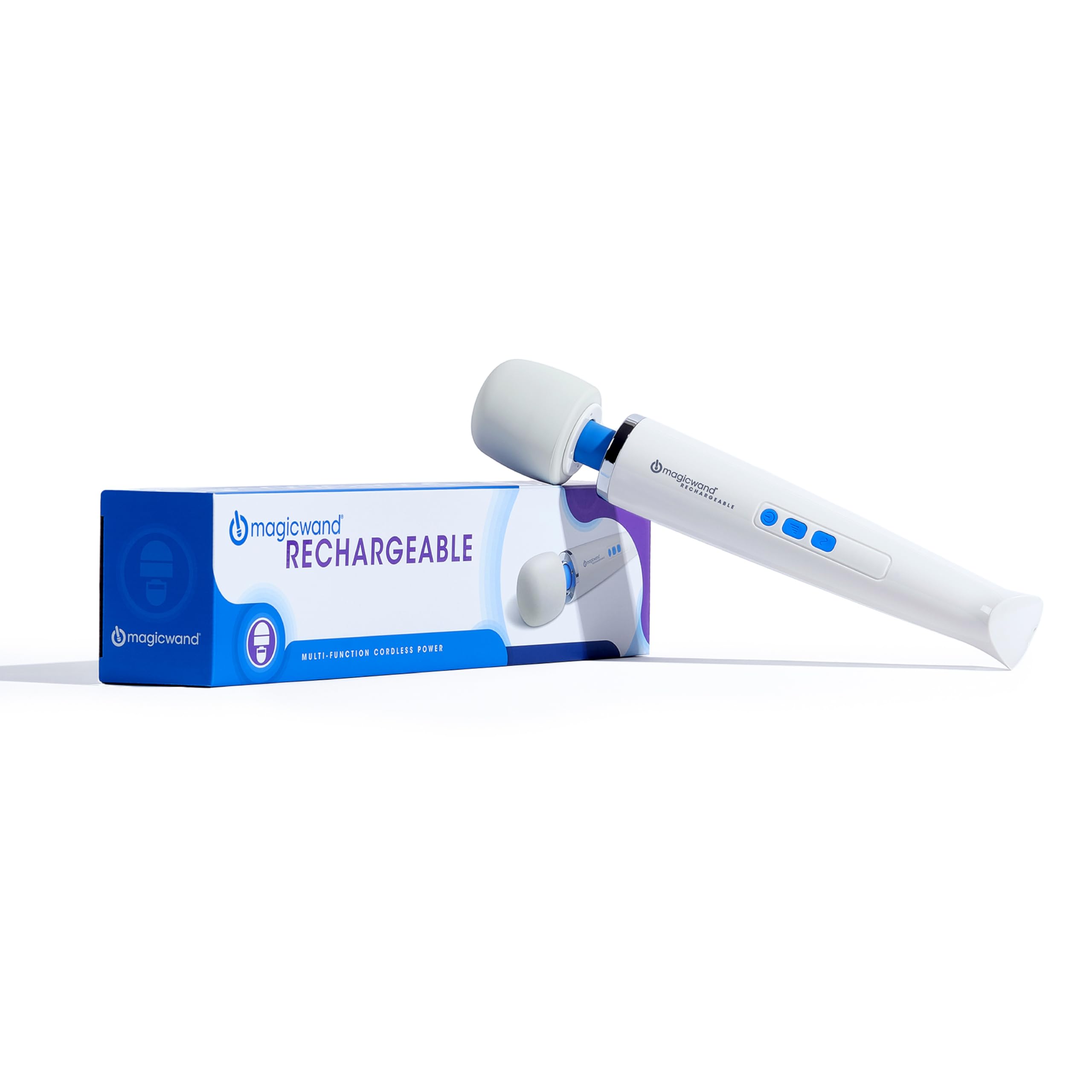 Magic Wand HV-260 â Handheld Plug-in 2-Speed Personal Vibrator & Massager for Women, Men, & Couples â Delivers Targeted, Deep Rumbly Power and Continuous Use: Rechargeable