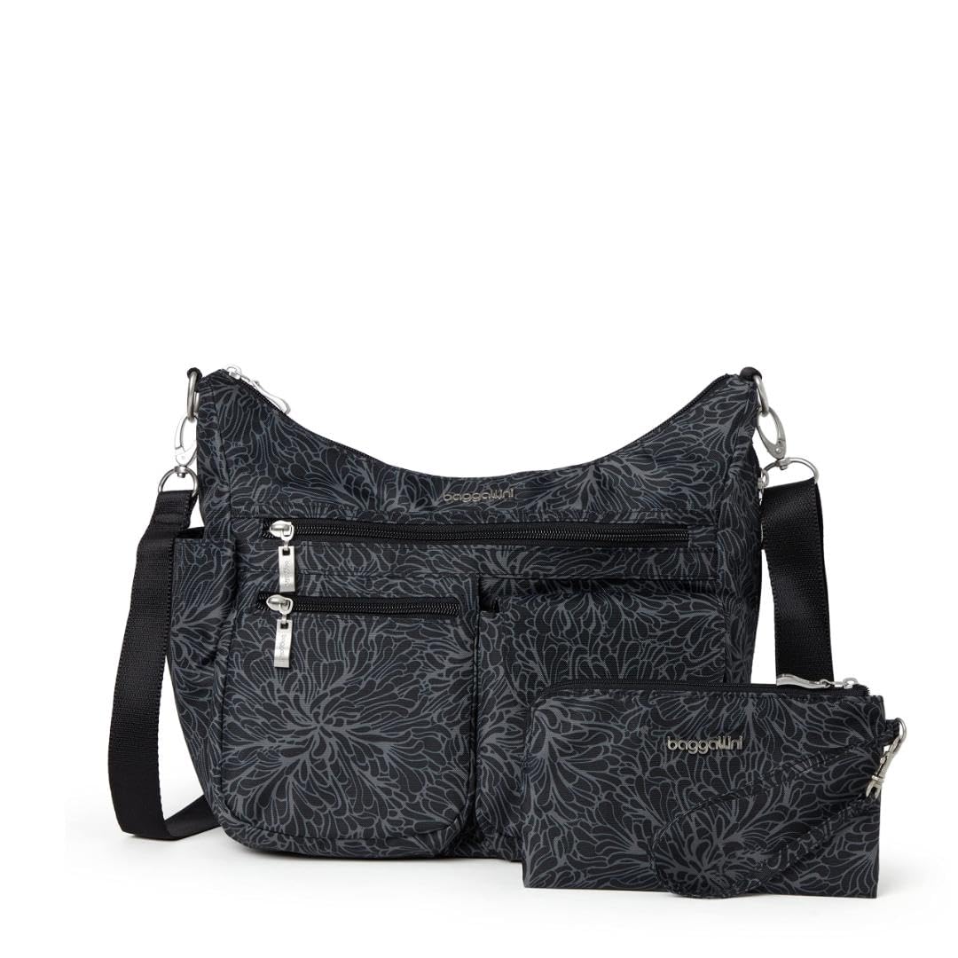 Baggallini Modern Everywhere Crossbody Bag for Women 11x9x4 5 Rfid Hobo Bag