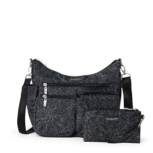 Baggallini Modern Everywhere Crossbody Bag for Women 11x9x4 5 Rfid Hobo Bag