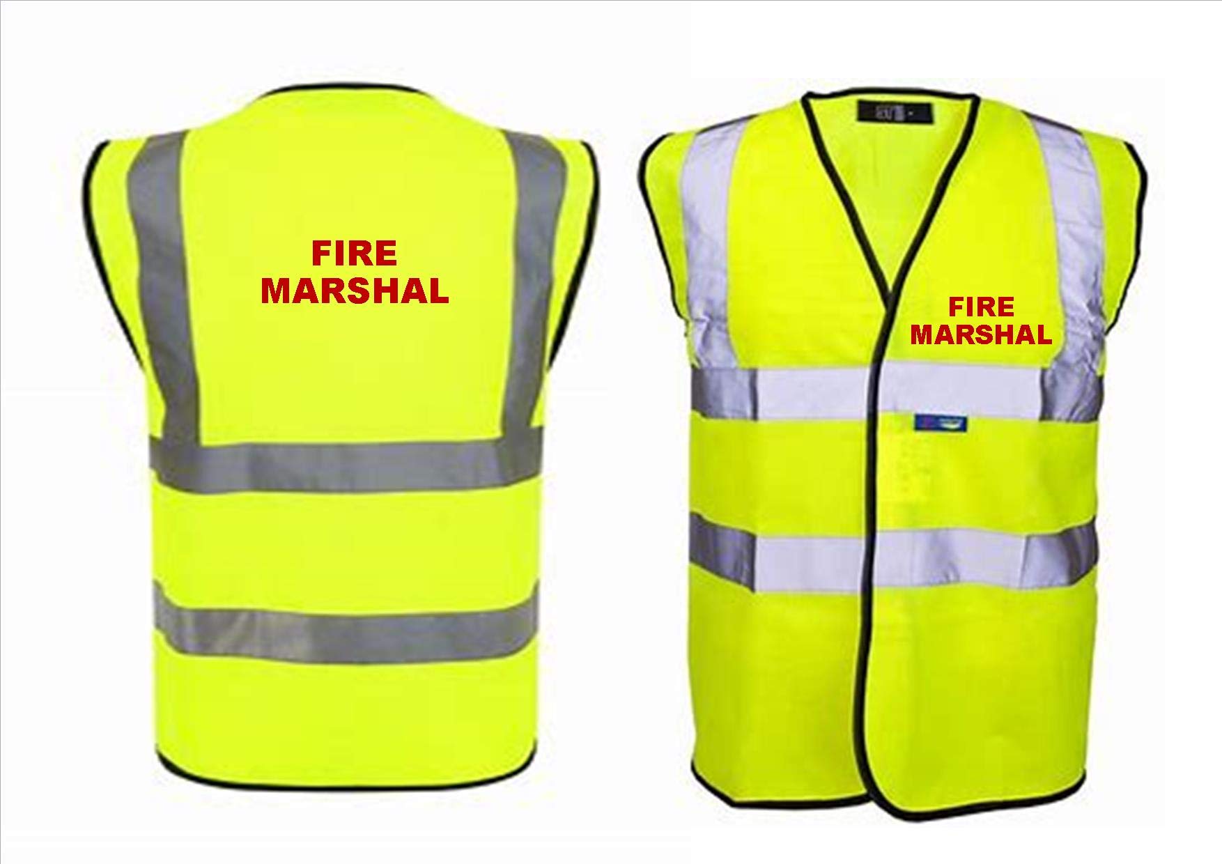 SMB Novelties FIRE MARSHAL HI VIS VEST D2 (Medium)