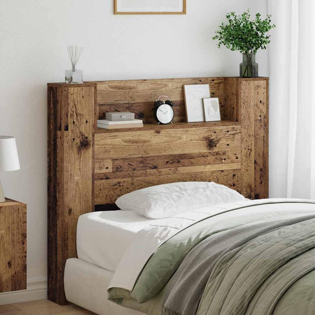 Générique Tête de lit Bois Ancien 120 x 15 x 103,5 cm Bois d'ingénierie,Meubles,Lits & Accessoires,Têtes et Pieds de lit,Marron,18.06 KG,3418656