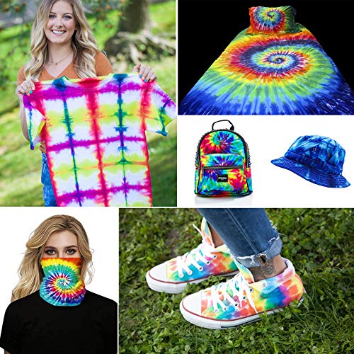 Multi-Color tie-dye Permanent one-Step tie-dye kit, DIY Hand-Made tie-dye kit, Used for Textile Craft Art Shirt Canvas Canvas Shoes T-Shirt Clothing Coating DIY Adult or Children Party