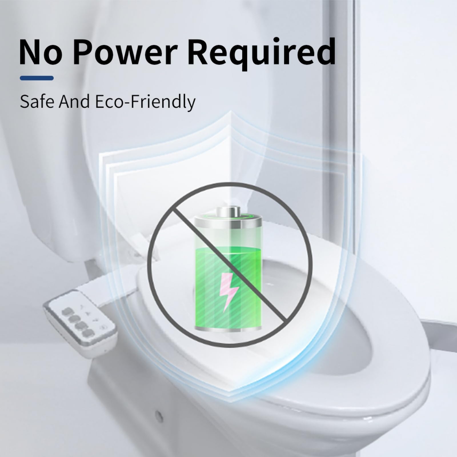 Nieelektryczny bidet Odłączany adapter bidetowy Deska sedesowa z bidetem Spryskiwacz do bidetu do mycia pośladków Mycie intymne Łatwy w użyciu