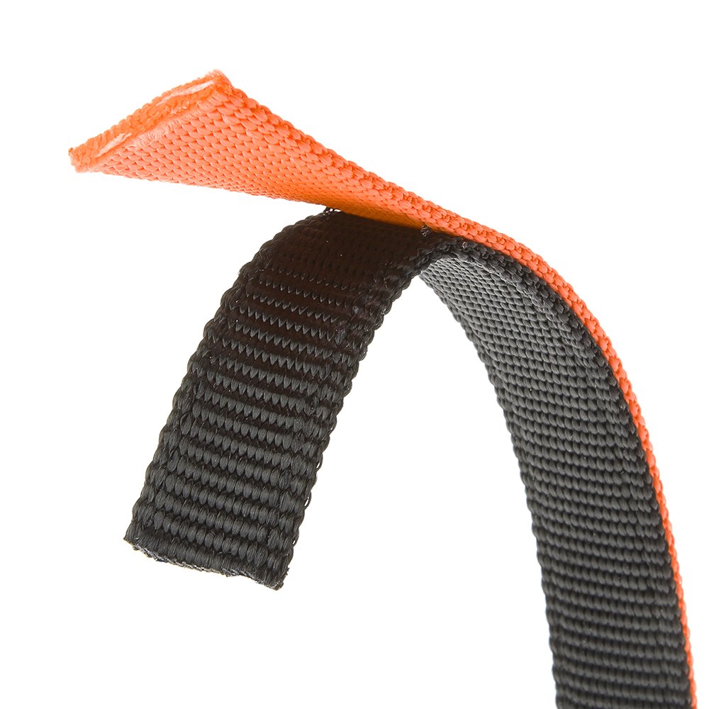 Ferplast Dual CF Halsband Für Hunde – Zweifarbiges Nylon Mit Verchromter Metall-Schnalle, Verstellbar