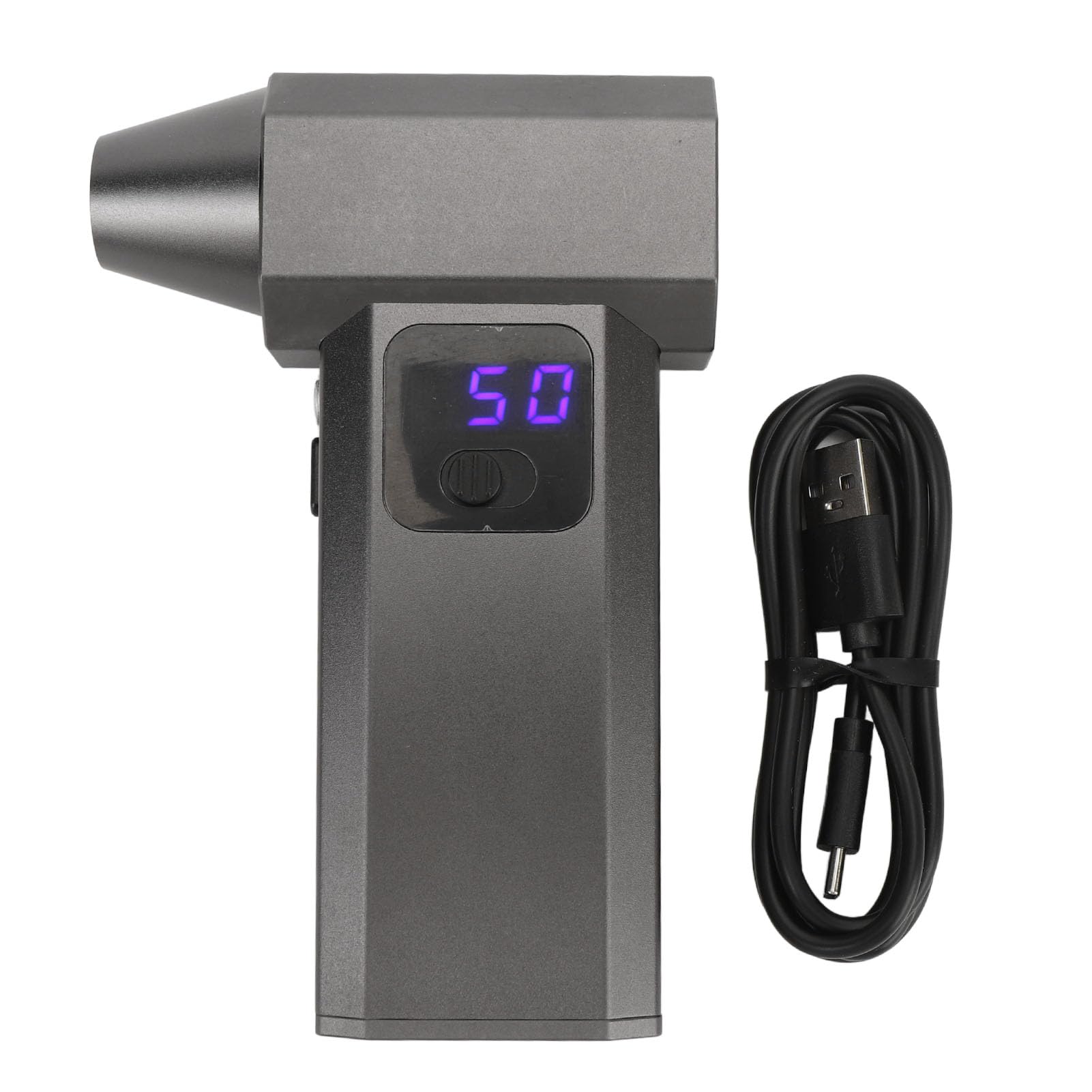Jet Dry Blower 130000 tr/min sans fil à air électrique à air avec affichage LED et régulation de vitesse sans étape légère pour le nettoyage de la voiture et l'entretien de la