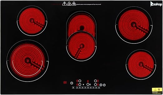 Winado 5 Burners Electric Ceramic Cooktop Winado 5 Burners Electric Ceramic Cooktop