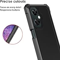 Vista 5 de Ailiber Funda para teléfono OnePlus Nord N30, One Plus N30 5G con protector de pantalla de vidrio templado, protección de estructura de 2 capas