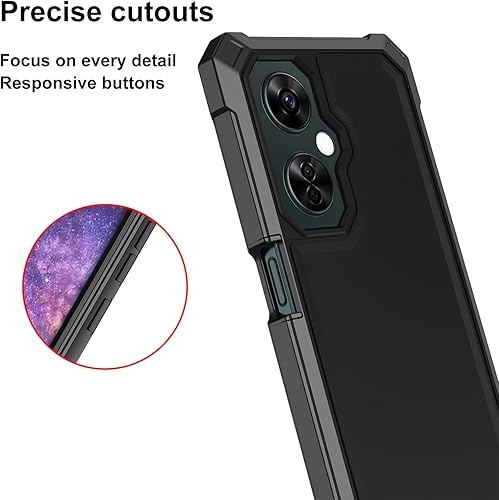 Miniatura 5 de Ailiber Funda para teléfono OnePlus Nord N30, One Plus N30 5G con protector de pantalla de vidrio templado, protección de estructura de 2 capas,