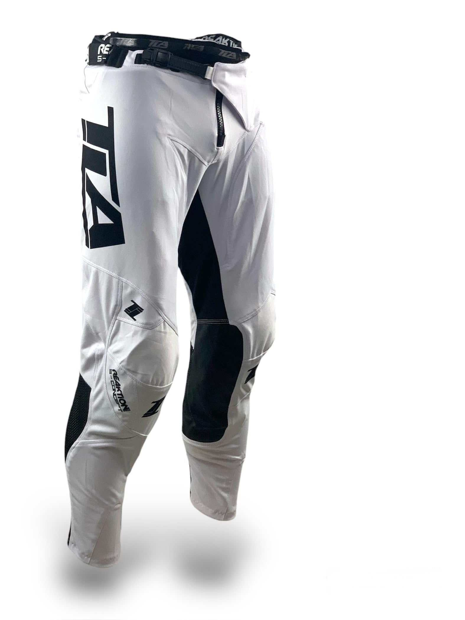TLA REAKTION S-Concept Pantaloni Moto Cross, Enduro, Quad, Elasticizzati, Leggeri, Traspiranti. Taglie sino 46-6XL per Uomo e Donna. Abbigliamento Moto, Tuta Motocross, Enduro, Quad
