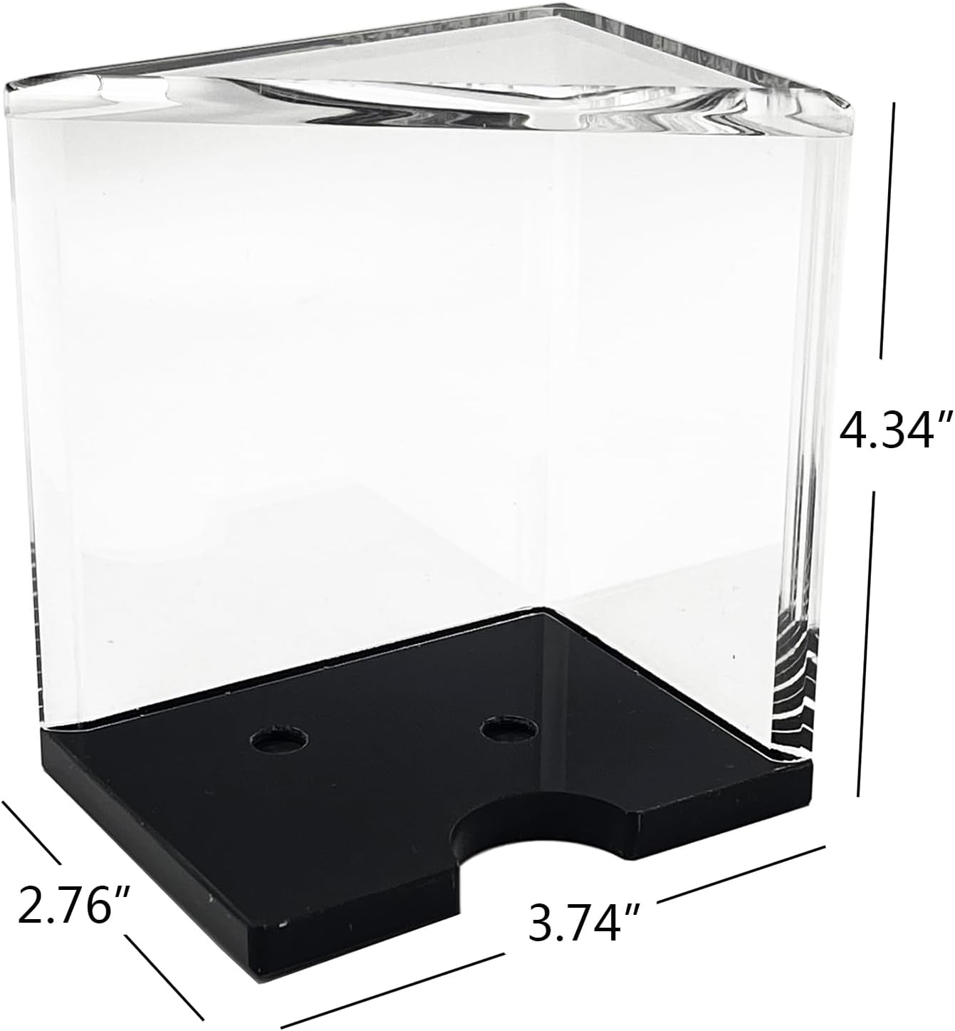 SEETOOOGAMES Blackjack Cards Discard Tray - Clear Acrylic Playing Cards Holder - Casino Blackjack Poker Game Accessories