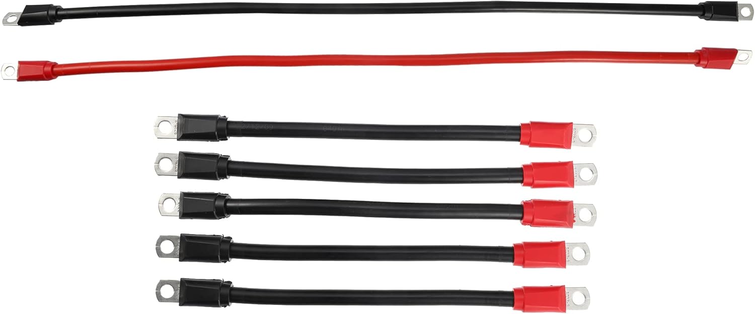 X AUTOHAUX 7 Pcs Golf Cart Battery Cable for EZGO TXT 1994