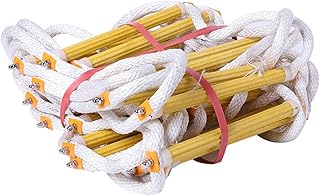 Fire Escape Ladder, Ladders,Emergency Fire Escape Rope Ladder Home Lifeline Ladder Climbing Engineeladder Outdoor Round Nylon Soft Ladder Easy to Use/3M