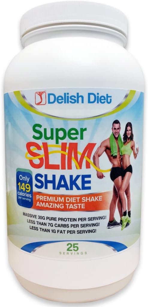 *Delish Diet* Diet Whey Protein Weight Loss Shake For Men and Women - TASTY Shake To Help *YOU* Lose The Pounds! (1KG Tub - Choose From SIX Amazin' Flavours!) (Chocolate Milkshake)