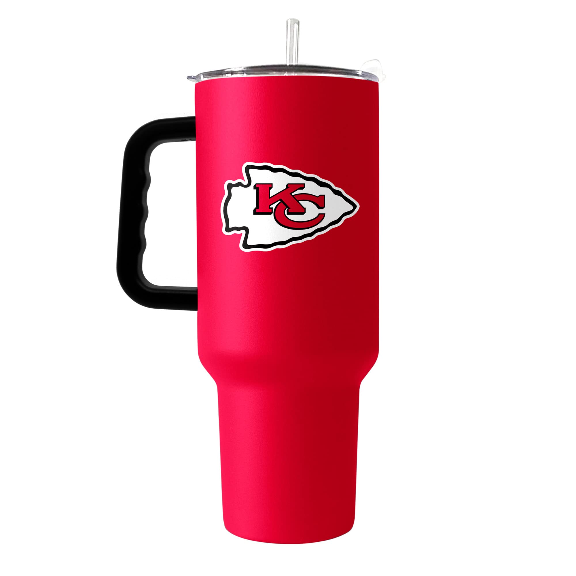 logobrands Kansas City Chiefs 40oz. Travel Tumbler with Handle