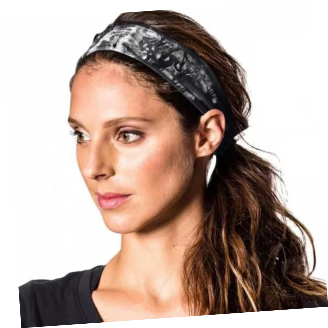 MAGICLULU 18 Piezas elástica de Yoga suministro de yoga para el cabello diadema de fitness cabeza sudor banda elástica para el cabello suministro para el cabello Deportes Venda