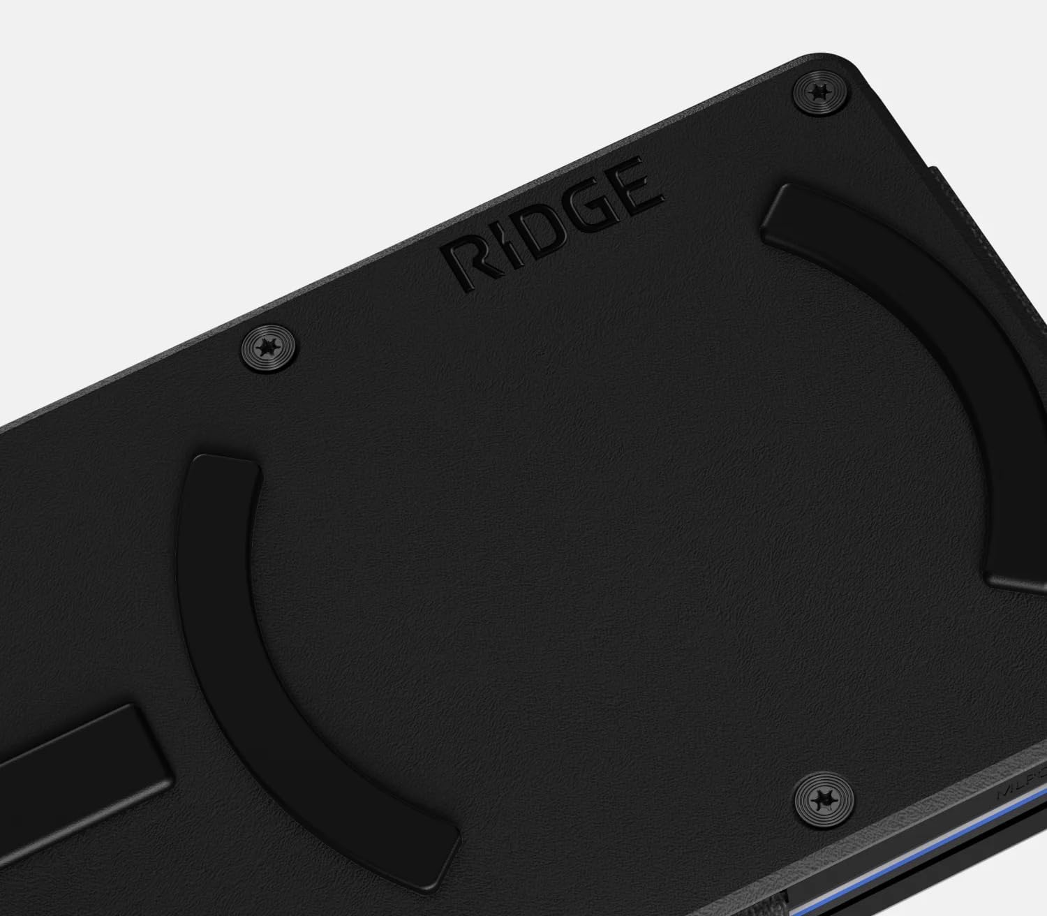 Ridge Wallet for Men - Wallet and Card Holder, RFID Protected Front Pocket Wallets for Men with Integrated Cash Strap