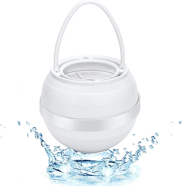 JUSTOWE Bath Filter for Tub - 8 Stages Bath Filter- Removes Hundreds of Contaminants, BPA Free, Purify Your Bathwater for Healthier Skin and Hair, White