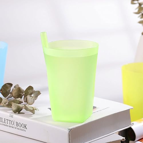 Miniatura 3 de Sippy Cup - 4 vasos para sorber para niños pequeños con popote integrado