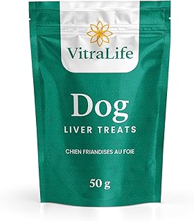 VitraLife - Calming Dog Treats for Anxiety, Liver Hemp Seed Oil Dog Treats, Organic Calming Hemp Treats for Dogs, Joint Pain Relief, Helps with Dogs Seperation Anxiety & Stress