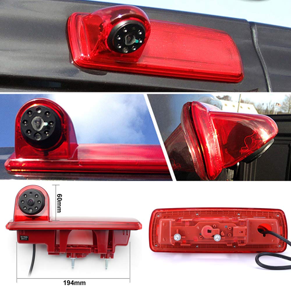 Telecamera di Backup per luce di stop per auto posteriore alta terza per OPEL VIVARO per RENAULT Trafic 3 MK2 per parti Nissan NV300 X82 2015-ON  34