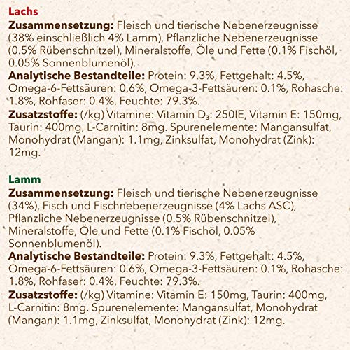 IAMS Naturally Senior Katzenfutter Nass in Sauce - hochwertiges Nassfutter mit Fleisch und Fisch für ältere Katzen, Land & Sea Collection, 12 x 85 g