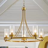 5-Light Wagon Wheel Chandelier
