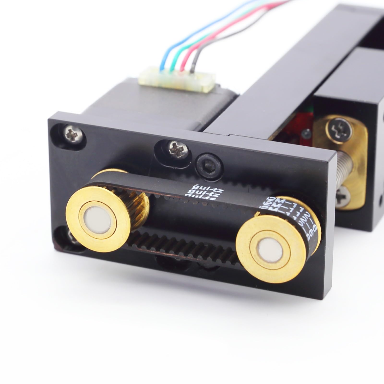 Modulo lineare da tavolo scorrevole, vite trapezoidale, binario di linea del motore Nema11, mini puleggia sincrona da corsa da 50 mm a 300 mm, fai da te (passo 300 mm, 1 mm)