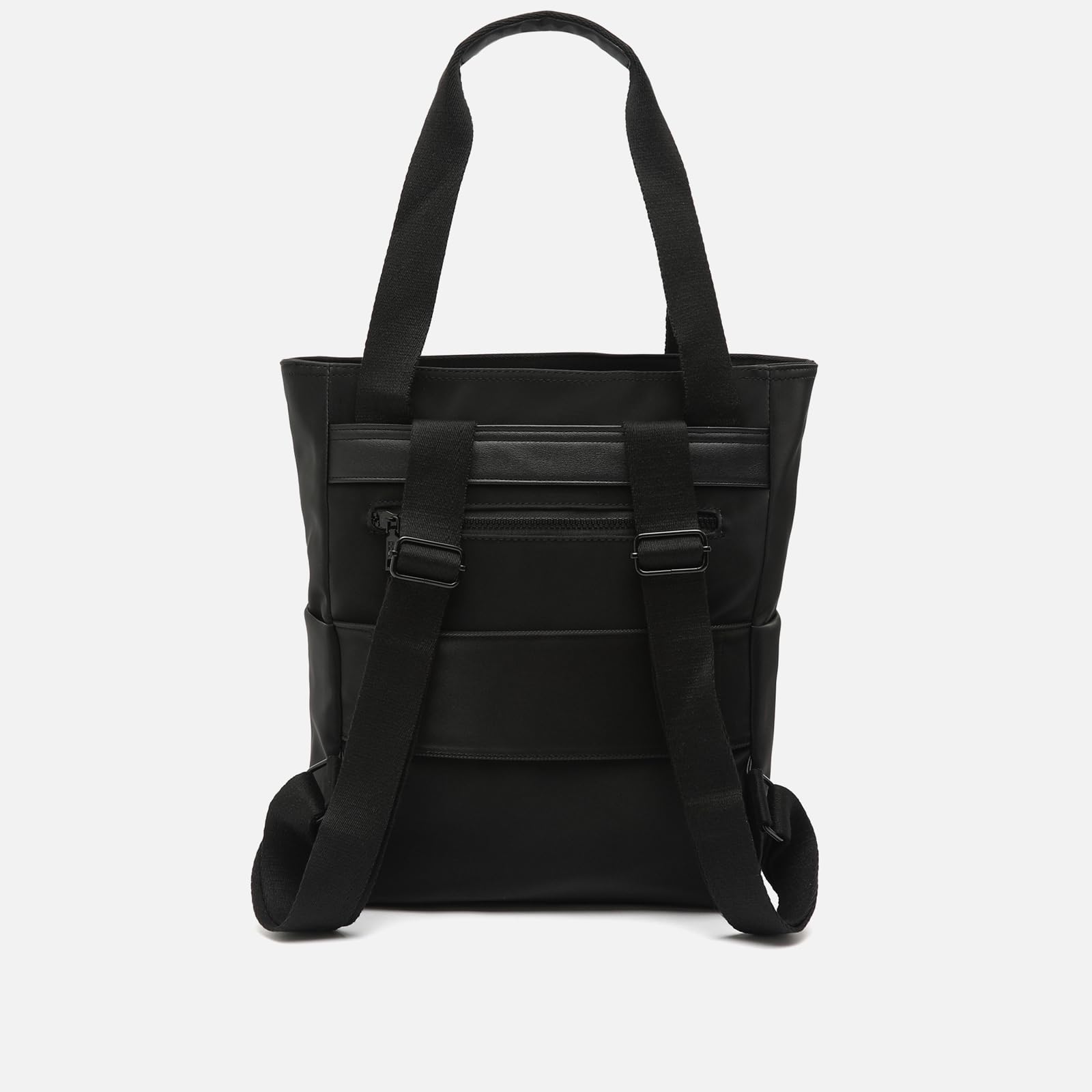 MISAKO Dominica zaino grande in nylon con tasca per laptop (14") e tracolla Donna - Dominica Nero 38x12x29cm