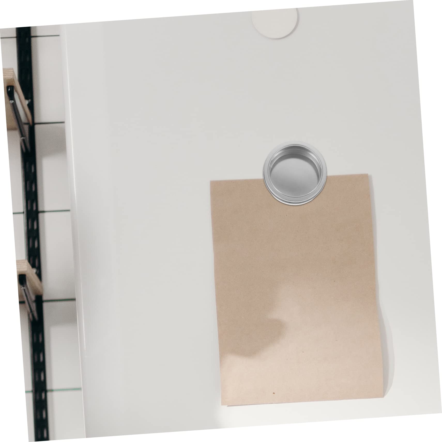 Juego de 3 recipientes magnéticos de metal redondos portátiles para cocina y barbacoa, fácil de fijar al refrigerador, ideal para hierbas, condimentos y especias